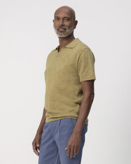 Campbell Nelson polo met korte mouwen Groen - L