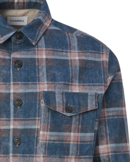 Campbell Overshirt Blauw - M