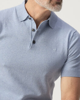 Campbell Polo Blauw - S