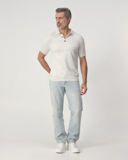 Campbell Polo Wit - S