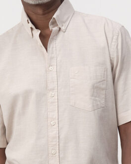 Campbell Ranger overhemd met korte mouwen Beige - L