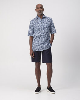 Campbell Ranger overhemd met korte mouwen Blauw - XXL