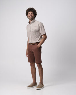 Campbell Ranger overhemd met korte mouwen Bruin - XL