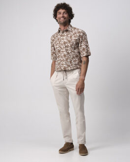 Campbell Ranger overhemd met korte mouwen Bruin - XXXL