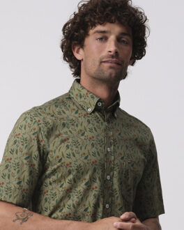 Campbell Ranger overhemd met korte mouwen Groen - L