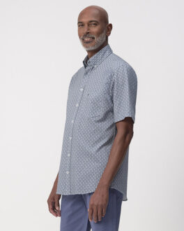 Campbell Ranger overhemd met korte mouwen - maat L Blauw