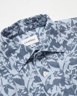 Campbell Ranger overhemd met korte mouwen - maat L Blauw