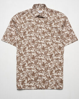 Campbell Ranger overhemd met korte mouwen - maat L Bruin