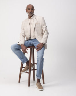 Campbell Sawyer casual overhemd met lange mouwen Beige