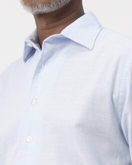 Campbell Sawyer casual overhemd met lange mouwen Blauw - XXXL