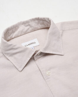 Campbell Sawyer casual overhemd met lange mouwen - maat XL Beige
