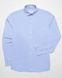 Campbell Stinson casual overhemd met lange mouwen - maat XXXL Blauw