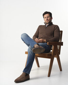 Campbell Sydney schipperstrui Bruin - XXXL