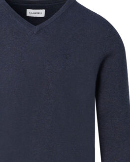 Campbell V-neck sweater london Veelkleurig
