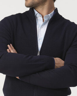 Campbell Vest donker Blauw - XXL