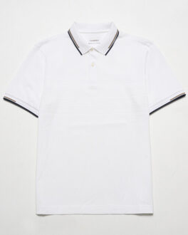 Campbell Warson polo met korte mouwen Wit - XL