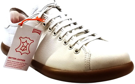 Camper Witte Engelse schoenen met Soller zolen Camper , White , Heren - 42 Eu,45 Eu,41 Eu,40 Eu,46 Eu,44 EU