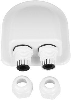 Campers Plastic Junction Box Project Instrument Case Outdoor Indoor Diy Duurzaam Solar Batterij Panel Gereedschap Elektrische Behuizing Kabel wit