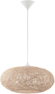 Campilo Hanglamp - E27 - Ø 45 cm - Wit/Beige