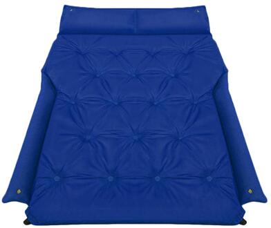 Camping Accessoires Voor Auto Opblaasbare Auto Luchtbed Draagbare Achterbank Blow-Up Slapen Pad Voor Reizen Camping Blauw