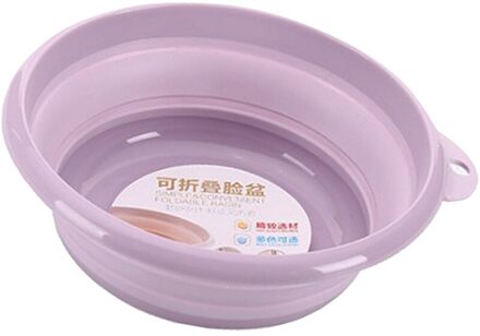 Camping Inklapbare Schotel Bad Wastobbe Wastafel Bespaar Ruimte Vouwen Wastafel Kom paars