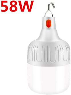 Camping Licht Oplaadbare Led Gloeilamp Afstandsbediening Draagbare Licht Nood Avondmarkt Verlichting Outdoor Licht Camping Thuis 58W
