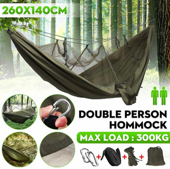 Camping Mosquito Nets Hammocks Ultralight Camping Hammock Beach Swing Bed Hammock for Outdoors Backpacking Travel