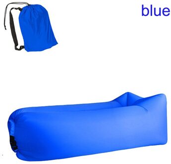 Camping Opblaasbare Sofa Lui Tas 3 Seizoen Ultralight Slaapzak Luchtbed Opblaasbare Sofa Lounger Trending Producten blauw