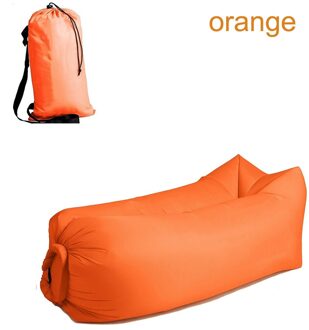 Camping Opblaasbare Sofa Lui Tas 3 Seizoen Ultralight Slaapzak Luchtbed Opblaasbare Sofa Lounger Trending Producten oranje