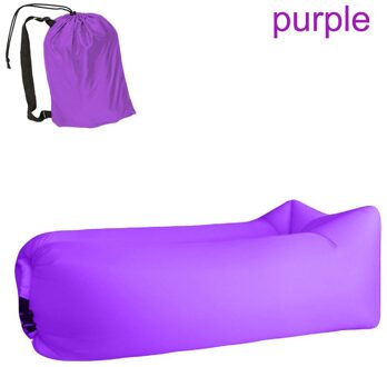 Camping Opblaasbare Sofa Lui Tas 3 Seizoen Ultralight Slaapzak Luchtbed Opblaasbare Sofa Lounger Trending Producten paars