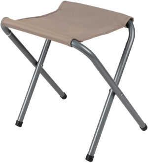 Camping/outdoor krukje - Inklapbaar - beige - 33 x 27 x 35 cm - Krukjes