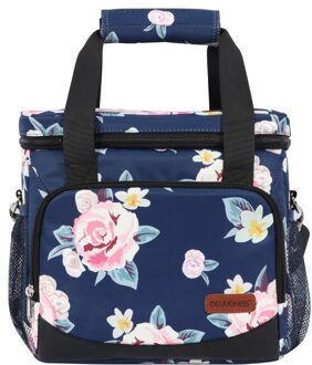 Camping Rugzak Koelbox Thermische Voor Bier Picknick Draagbare Voedsel Deur Koelkast Toerisme En Recreationout Lunch Zakken Vrouwen marine