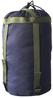 Camping Slaapzak Compressie Stuff Sack Leisure Hangmat Opslag Packs Marineblauw