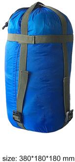 Camping Slaapzak Ultralight Waterdichte 4 Seizoen Warm Envelop Backpacken Slaapzak Voor Outdoor Reizen Wandelen meer blauw