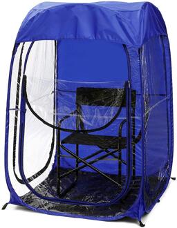 Camping Tent Outdoor Sportevenementen Kijken Tent Dubbele Automatische Zon Shelte Lichtgewicht Draagbare Luifel Voor Vissen Wandelen Tent blauw