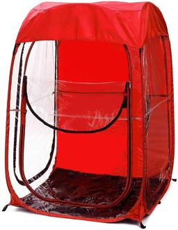 Camping Tent Outdoor Sportevenementen Kijken Tent Dubbele Automatische Zon Shelte Lichtgewicht Draagbare Luifel Voor Vissen Wandelen Tent rood