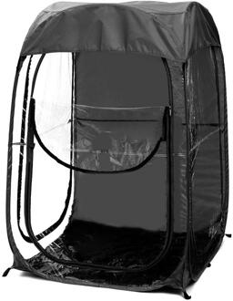 Camping Tent Outdoor Sportevenementen Kijken Tent Dubbele Automatische Zon Shelte Lichtgewicht Draagbare Luifel Voor Vissen Wandelen Tent zwart