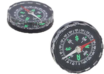 Camping trip kompas Navigator toeristische Mini Pocket Vloeistof Gevulde Button Kompas voor Wandelen Camping Outdoor