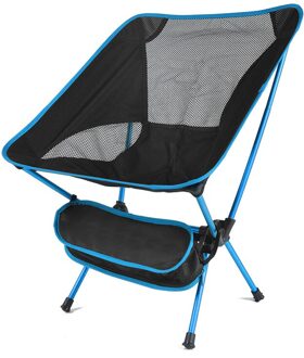Camping Vissen Barbecue Stoel Draagbare Ultra Licht Klapstoel Outdoor Reizen Camping Wandelen Picknick Strand Stoel Tool 캠핑의자 lucht blauw