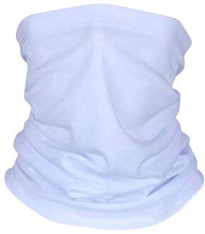 Camping Wandelen Sjaals Fietsen Sport Bandana Outdoor Hoofddoeken Rijden Hoofddeksels Mannen Vrouwen Sjaal Neck Tube Magic Sjaal wit