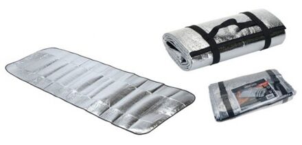 Campingmat slaapmatje - aluminium - 190 x 60 cm - kamperen