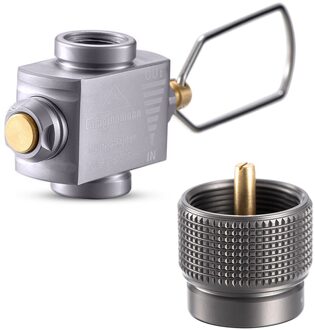 Campingmoon Gas Saver Plus Met Gas Adapters Voor Camping Kachel Kookgerei Gas Tank Adapter Kachel Accessoires reeks 3