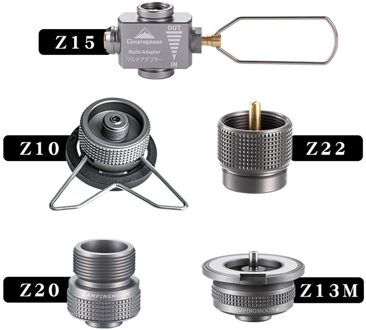 Campingmoon Gas Saver Plus Met Gas Adapters Voor Camping Kachel Kookgerei Gas Tank Adapter Kachel Accessoires reeks 5