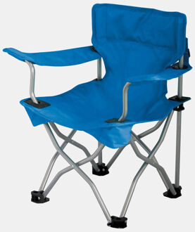 campingstoel Ardeche junior 34 x 27 cm staal blauw Groen