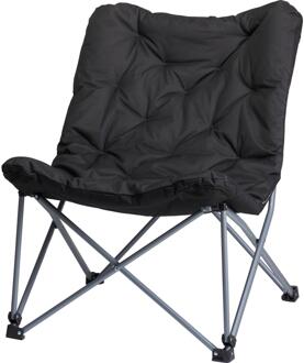 Campingstoel opvouwbaar zwart