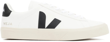 campo sneakers heren wit  cp051537 white-black leer 44