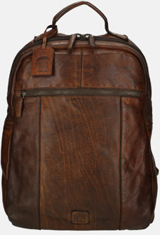 Campo washed rugzak brandy Bruin