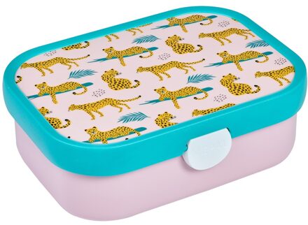 Campus Lunchbox - Leopard Turquoise