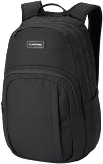 Campus M 25L black schooltas Zwart - H 47 x B 30 x D 18 cm