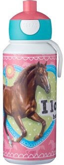 Campus My horse pop-up drinkfles - 400 ml Multikleur